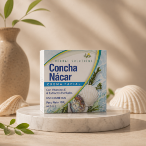 CREMA FACIAL CONCHA NÁCAR – 120 g